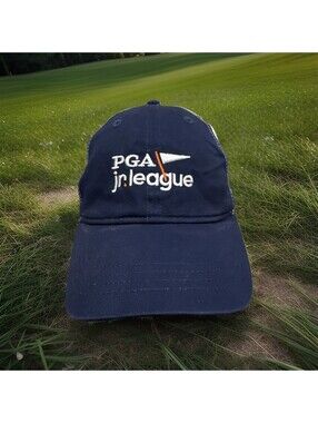 PGA Tour Jr League Amateur Golfers Blue Baseball Cap Sz Youth